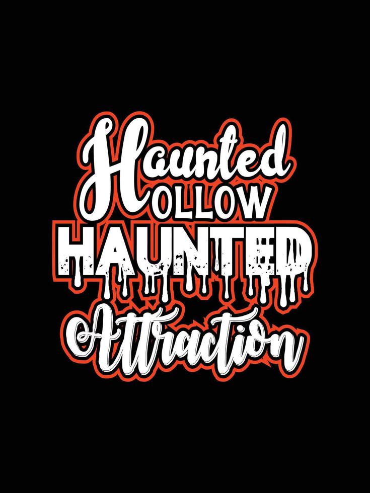 Halloween horror vintage t-shirtontwerp, enge afdruksjabloon vectorafbeeldingen, hoogwaardige typografie illustratie shirtontwerp vector