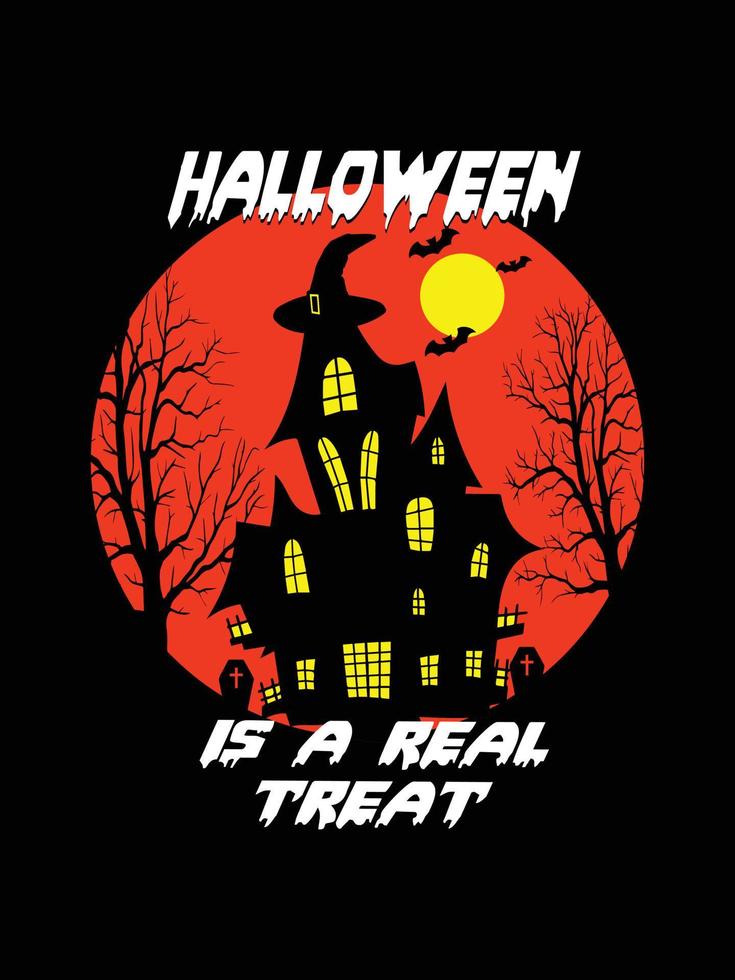 Halloween horror vintage t-shirtontwerp, enge afdruksjabloon vectorafbeeldingen, hoogwaardige typografie illustratie shirtontwerp vector