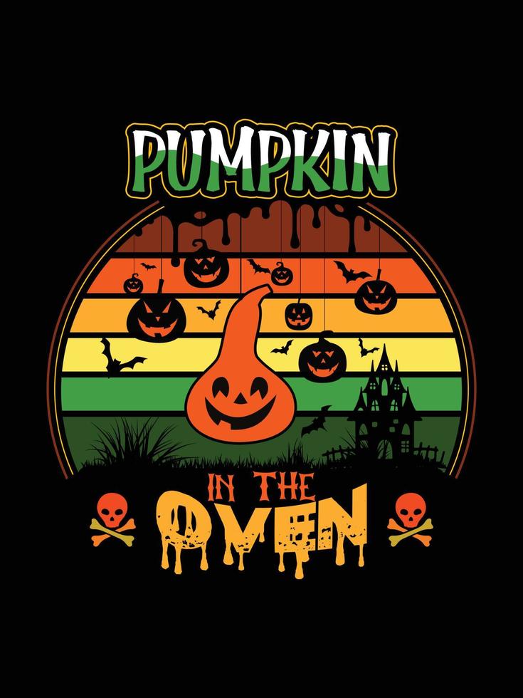 Halloween horror vintage t-shirtontwerp, enge afdruksjabloon vectorafbeeldingen, hoogwaardige typografie illustratie shirtontwerp vector