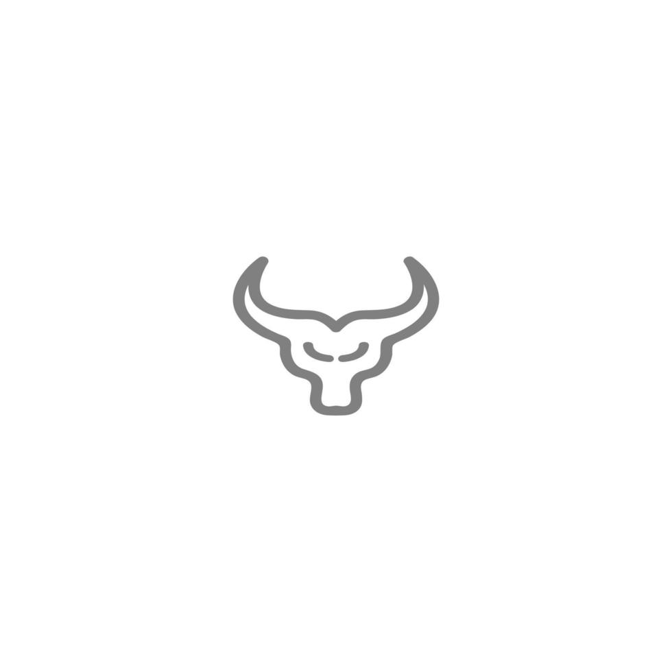 stier logo vector illustratie ontwerp