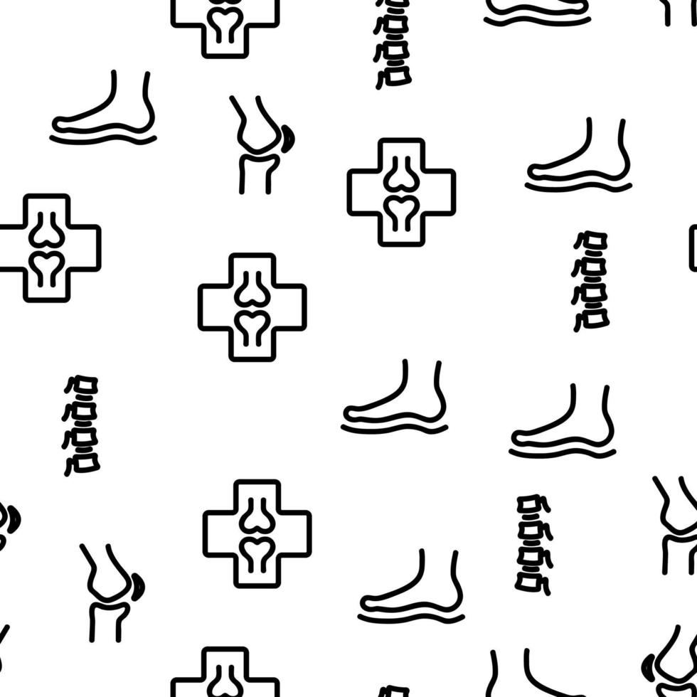 orthopedisch collectie vector naadloos patroon