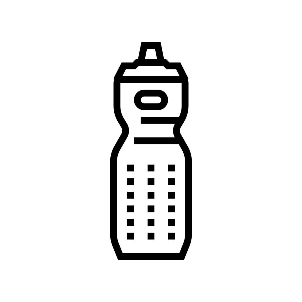 waterfles lijn pictogram vectorillustratie vector