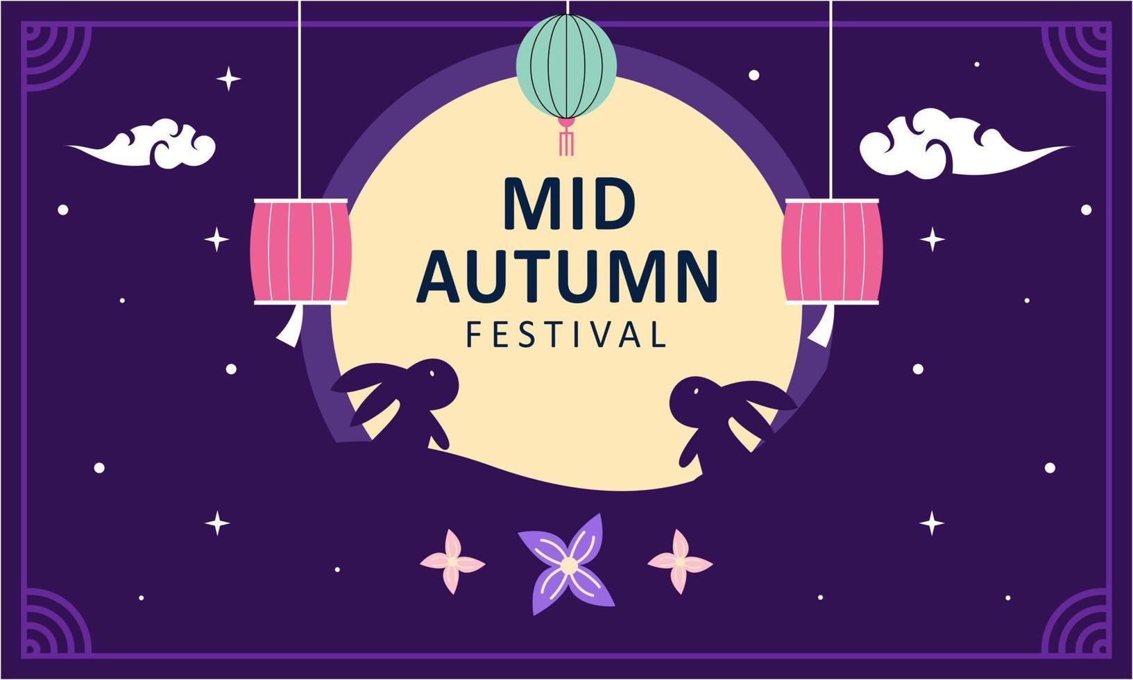 mid herfst festival viering illustratie vector