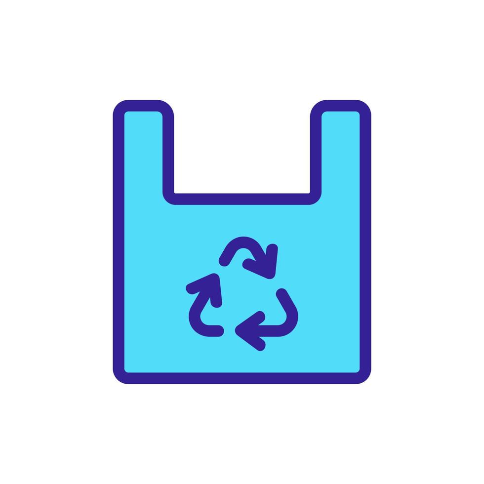 plastic recycling pictogram vector overzicht illustratie