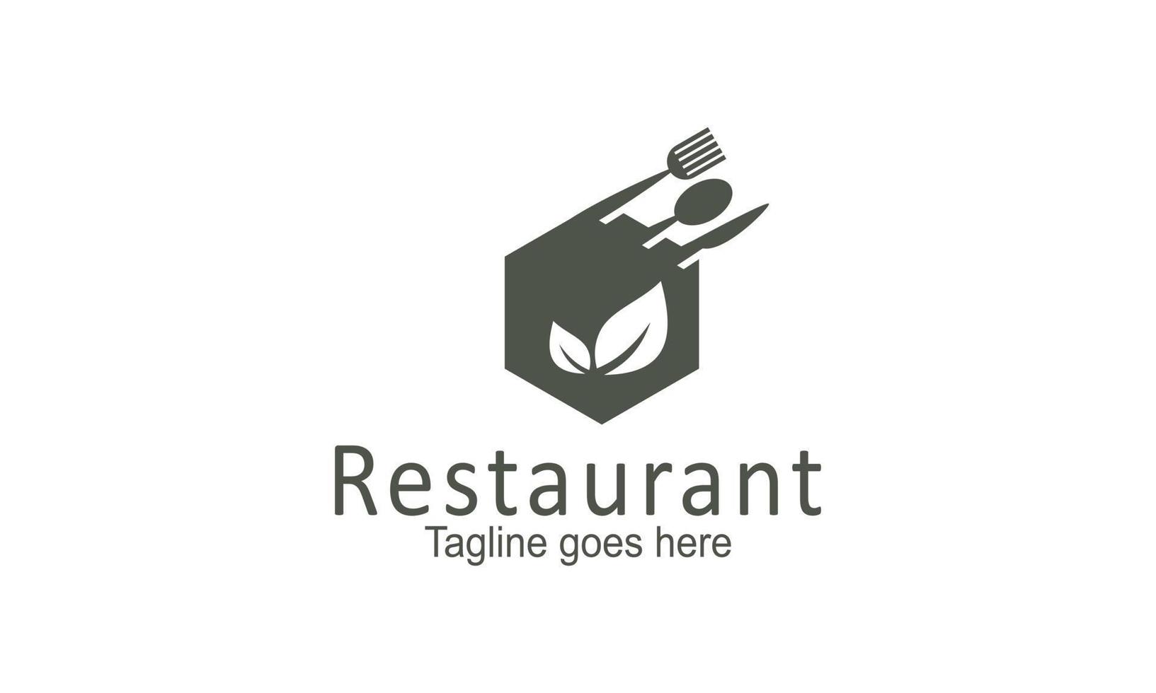 restaurant logo ontwerp sjabloon vector