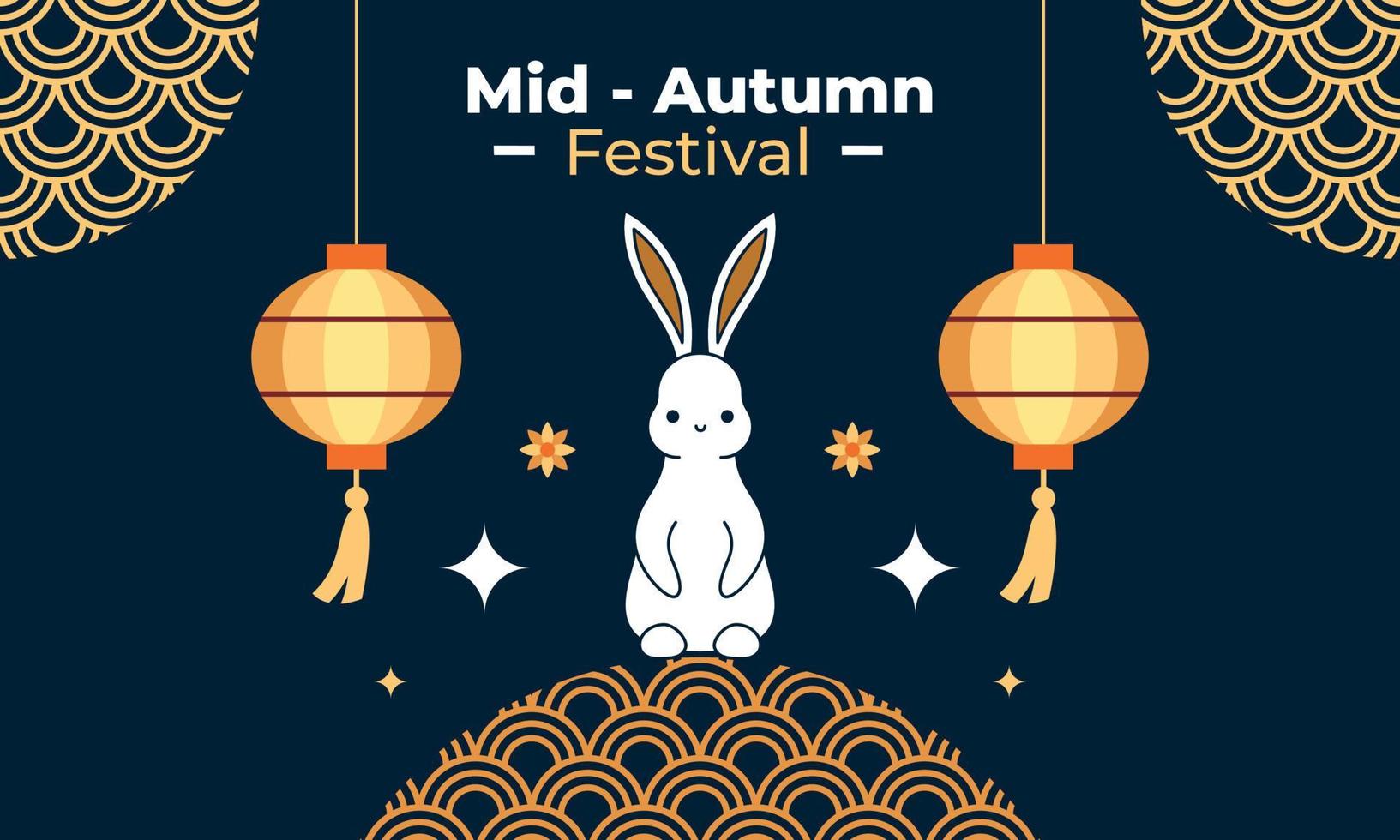 mid herfst festival viering illustratie vector