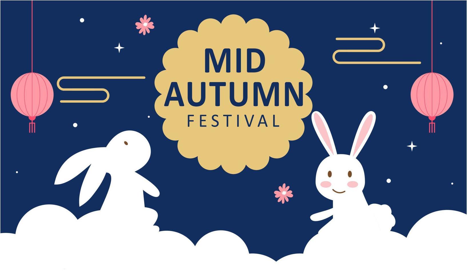 mid herfst festival viering illustratie vector