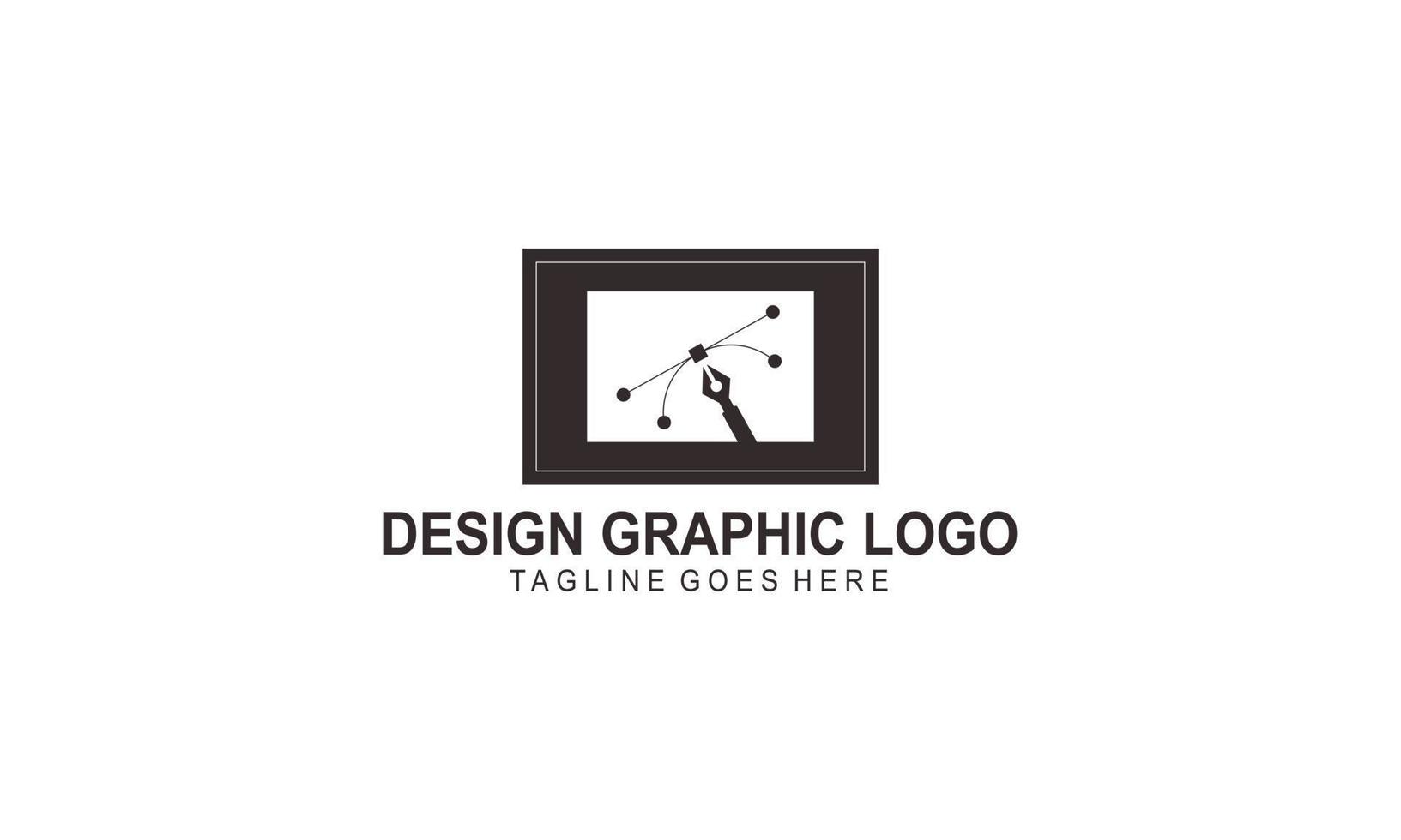 grafisch ontwerper en webdesign studio tool logo vector