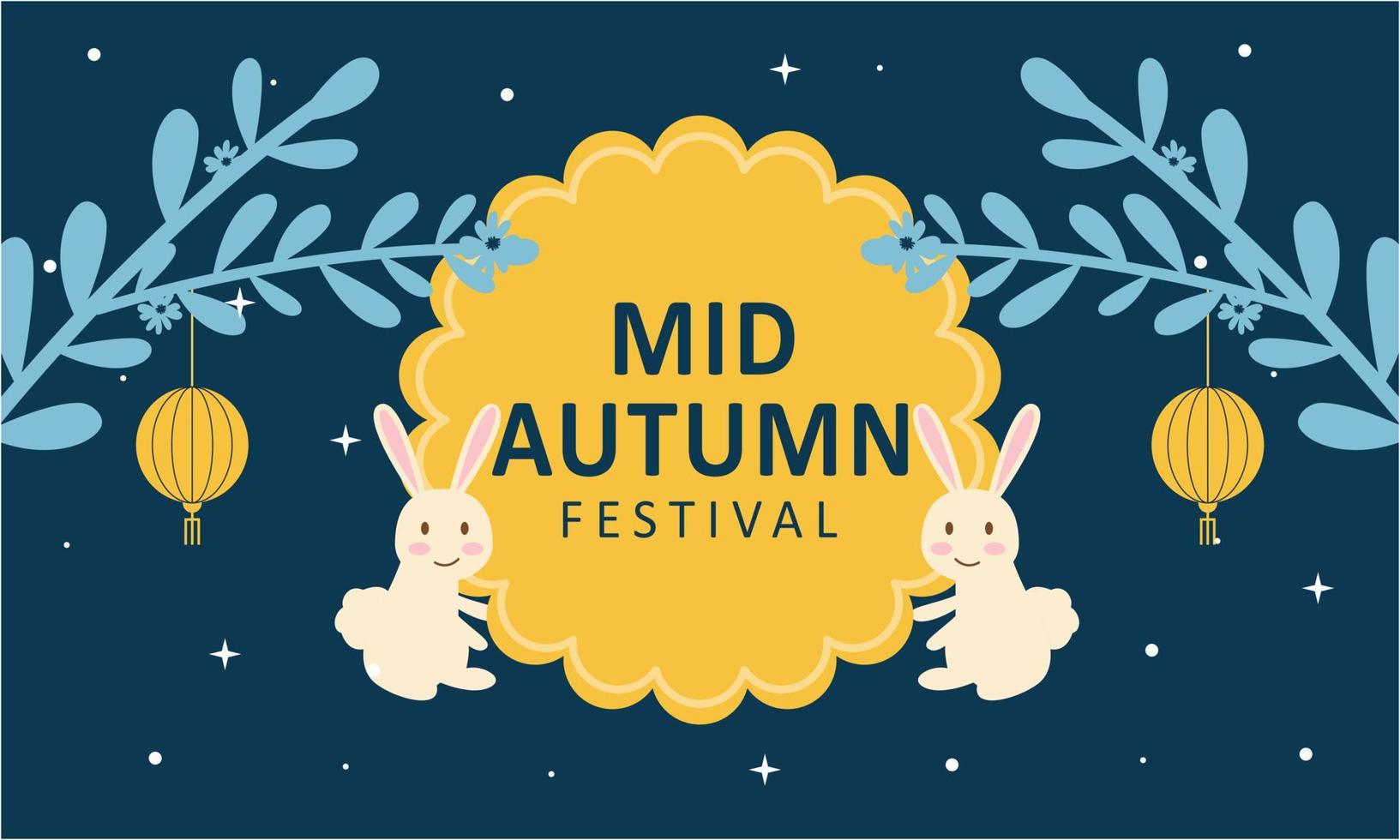 mid herfst festival viering illustratie vector