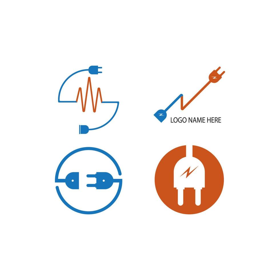 elektrische stekker pictogram. vector