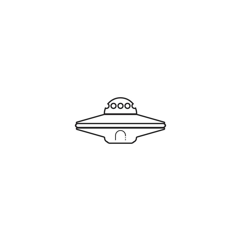 ufo pictogram vector illustratie sjabloonontwerp