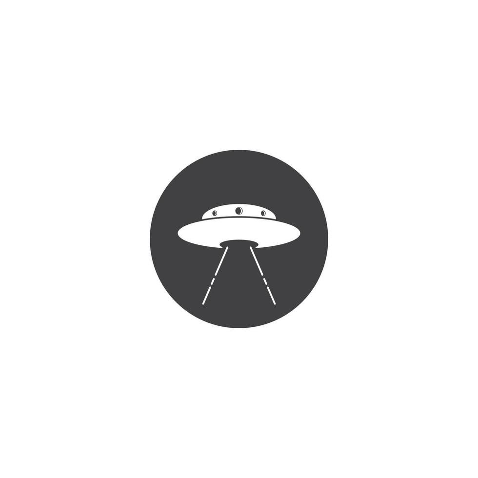 ufo-logo. vector illustratie ontwerpsjabloon.