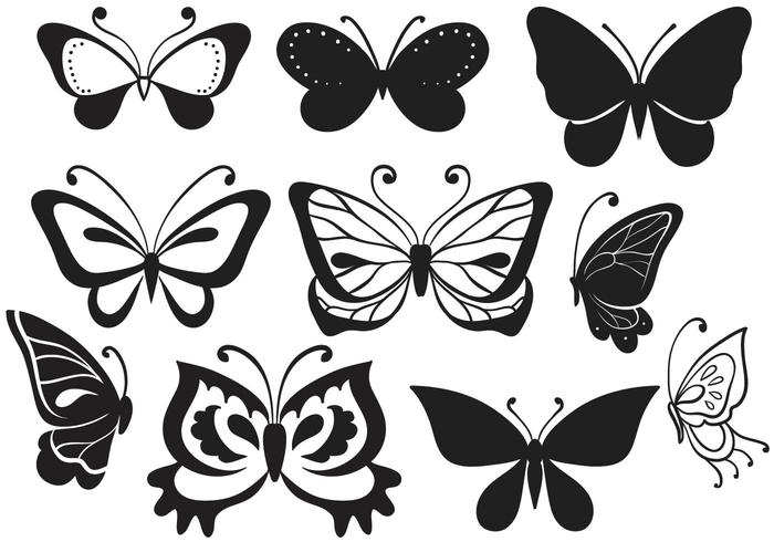 Gratis Vlinders Vectors