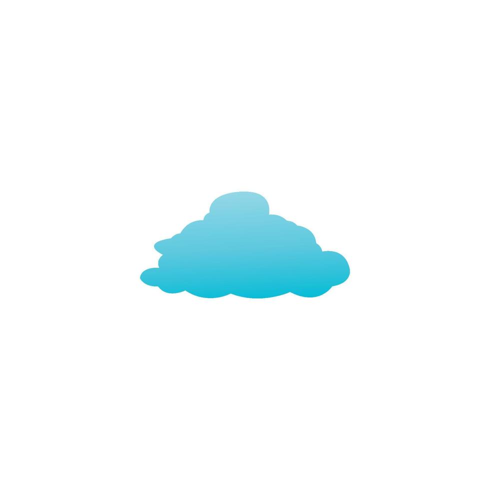 wolk pictogram. vector illustratie ontwerpsjabloon.