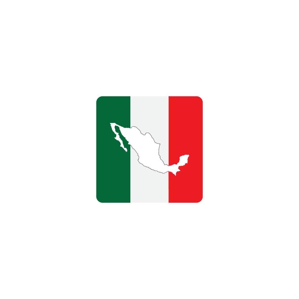 mexico Kaartpictogram. vector