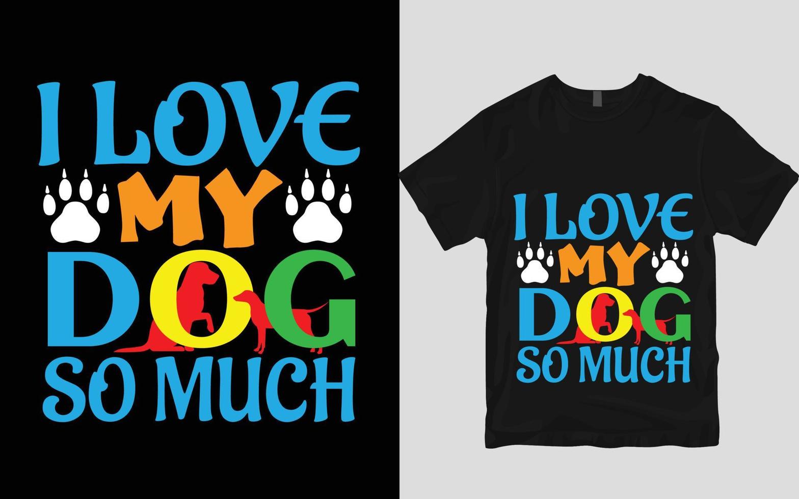 honden t-shirt ontwerp vector