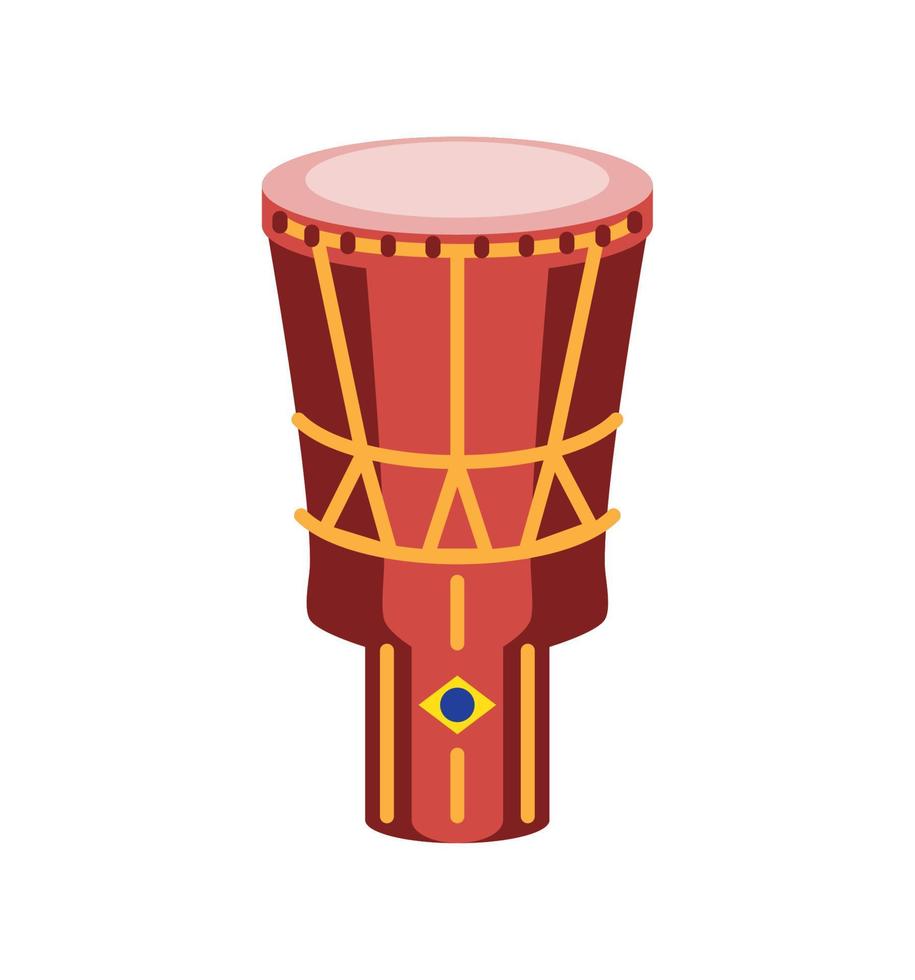 djembé drum instrument vector