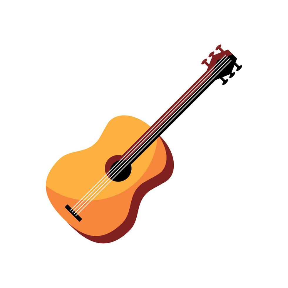 gitaar instrument pictogram vector