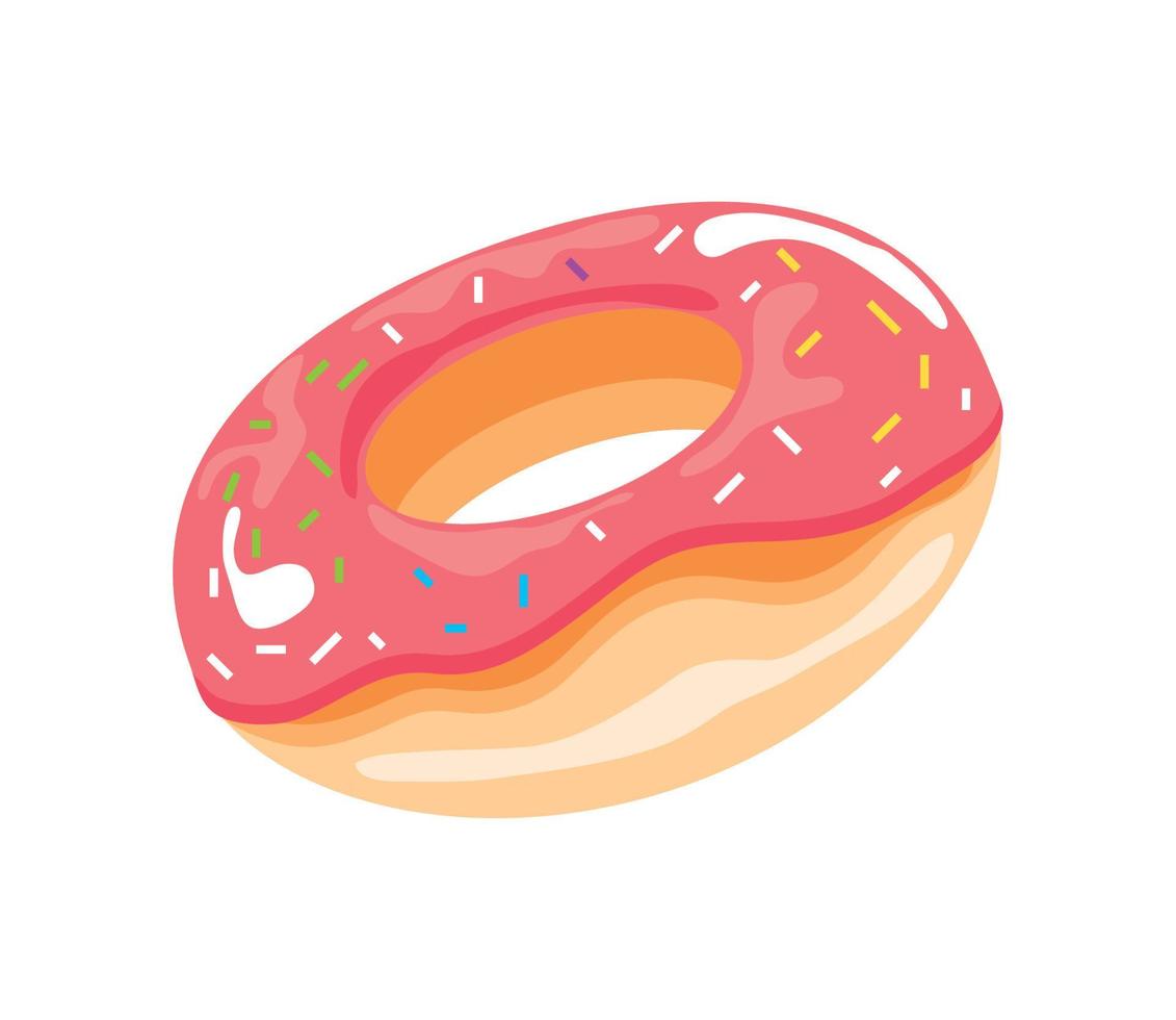 donut fastfood vector