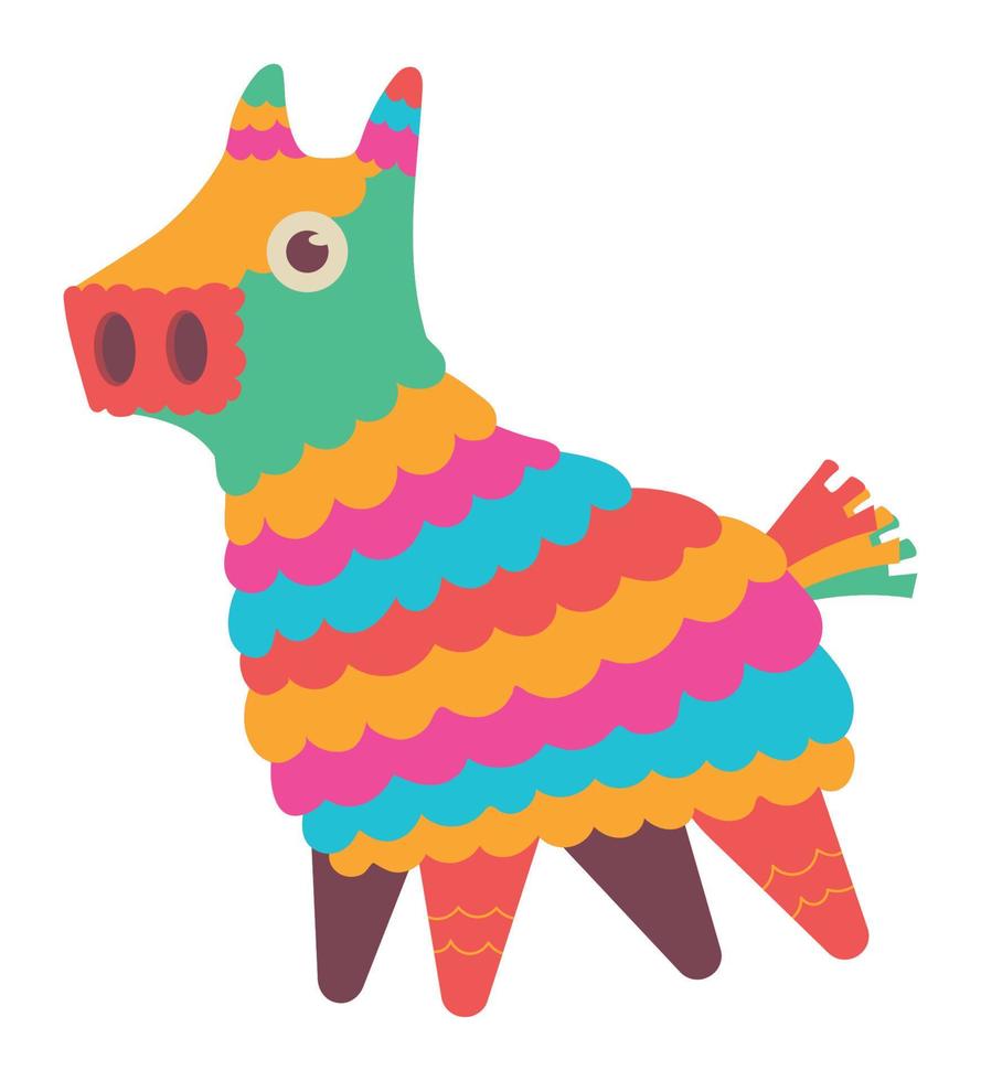 Mexicaanse piñata decoratie vector