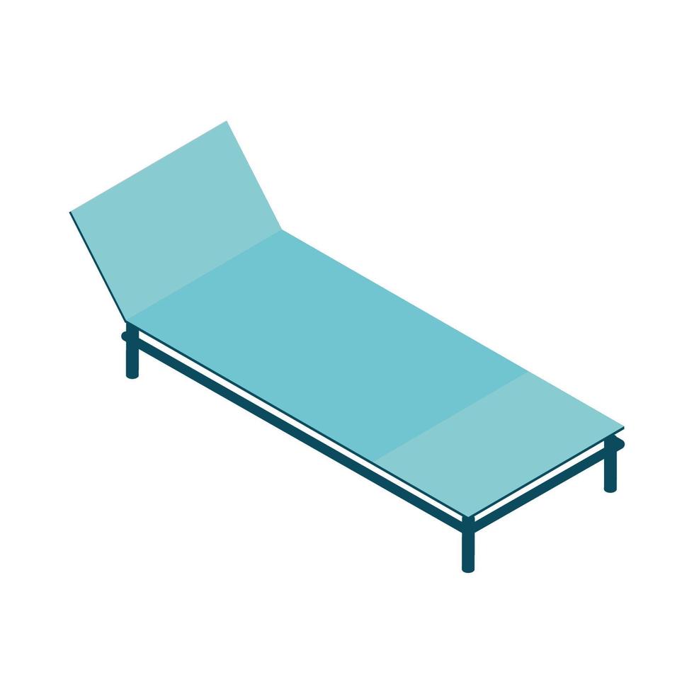 medisch bed ziekenhuis vector