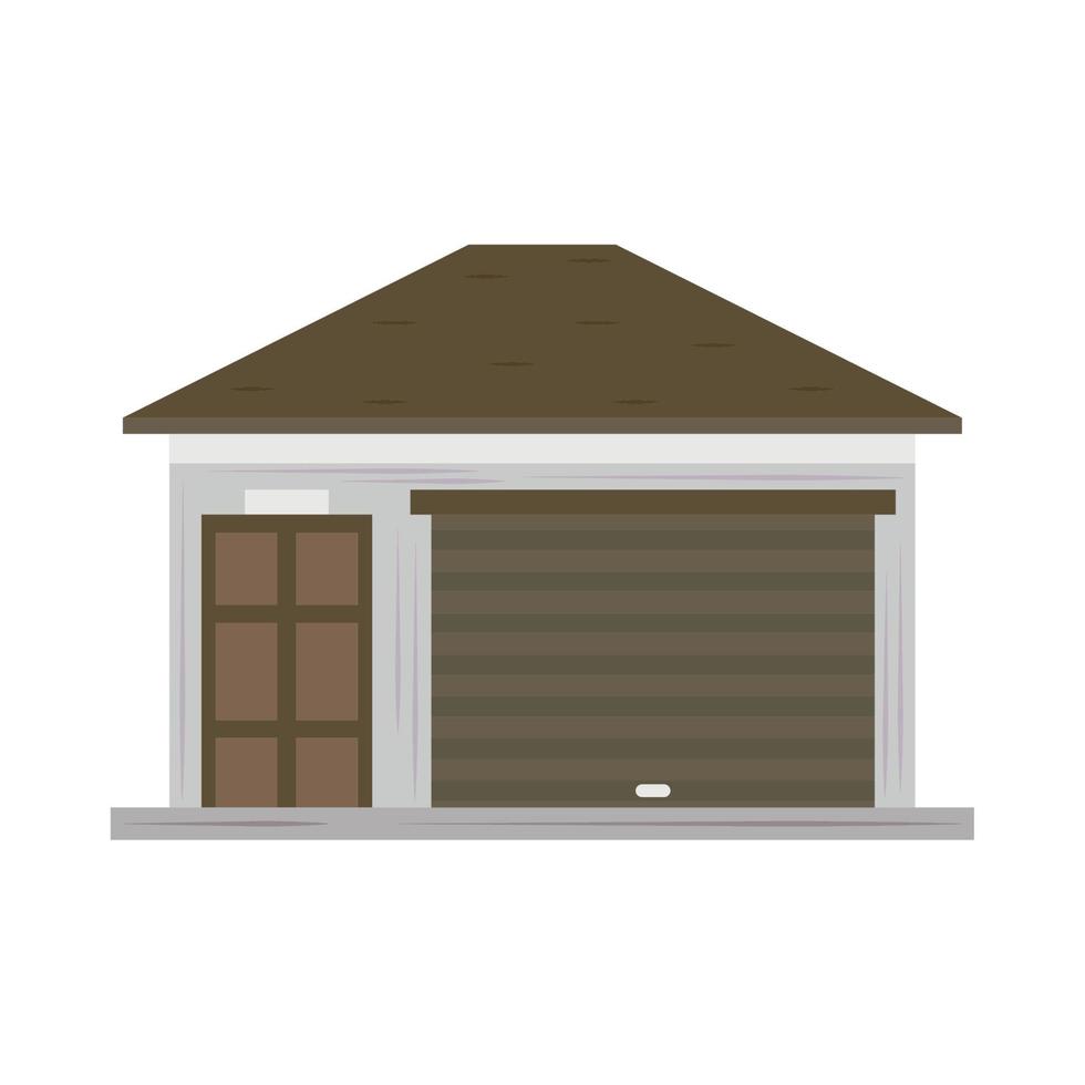 huis met garage vector