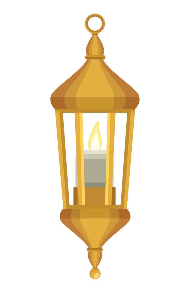gouden Arabische lamp vector