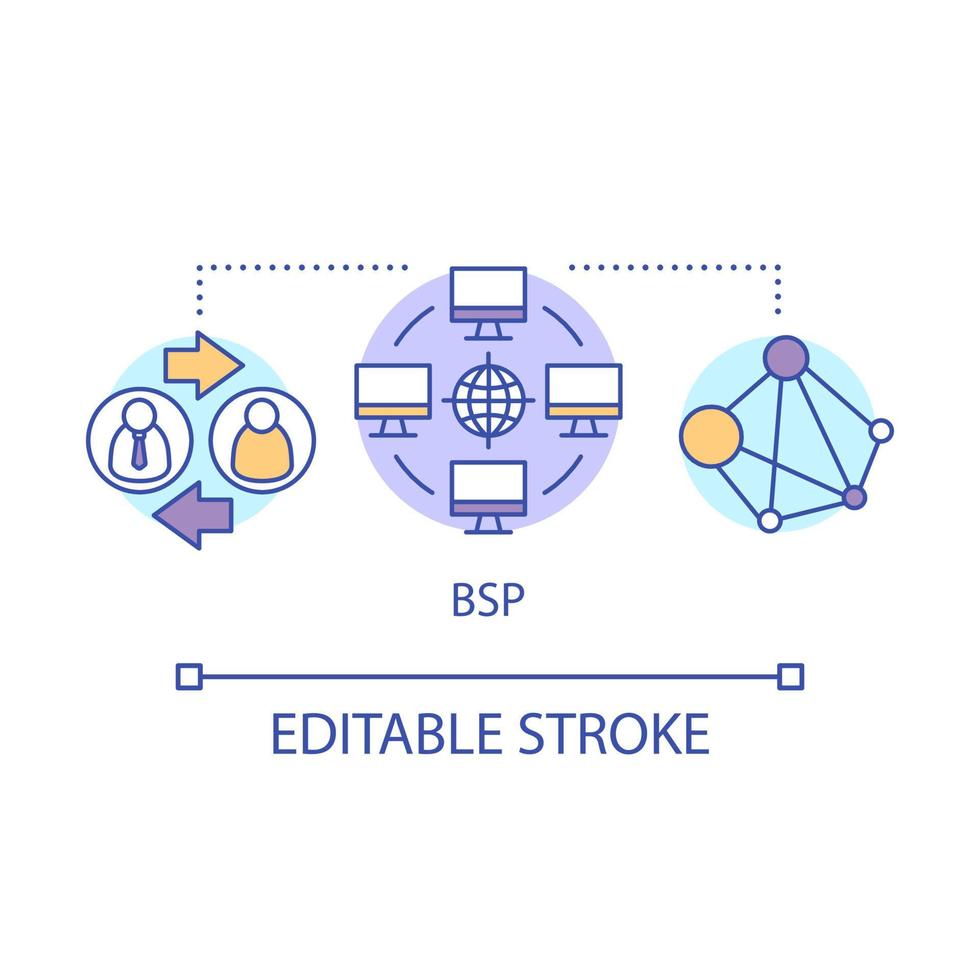 factuur dienstverlener concept icoon. bsp. factureringsdiensten, banksysteem, organisatie idee dunne lijn illustratie. diensten van online accountantskantoren. vector geïsoleerde overzichtstekening