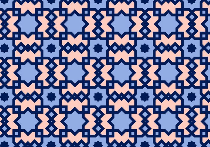 Vierkante Arabische Patroon Vector