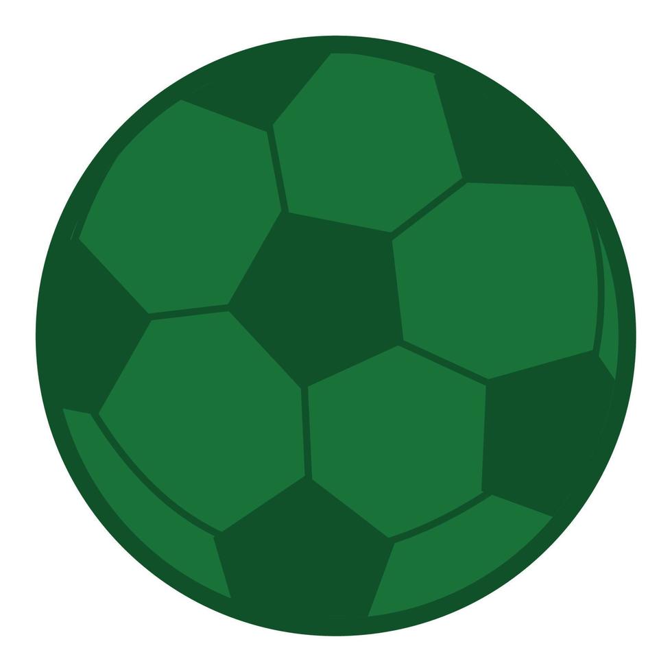 groene ballon voetbal sport vector