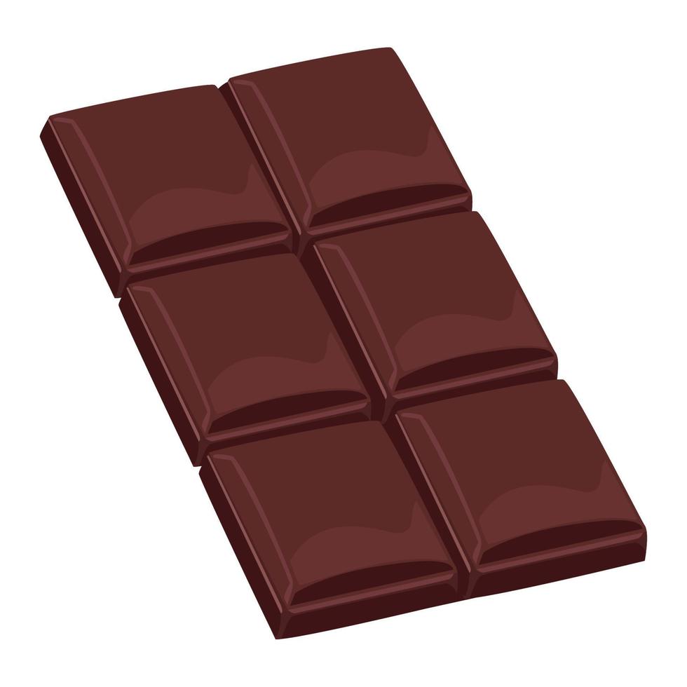chocolade zoete reep vector