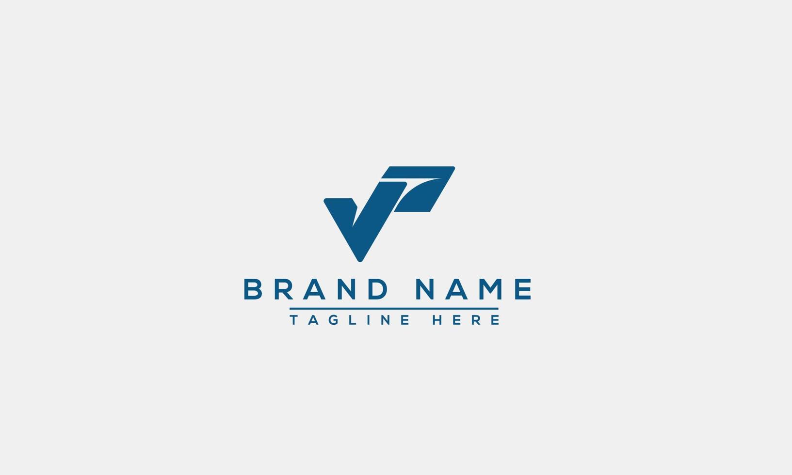 logo ontwerp brief jp logo. elegant modern. vectorsjabloon. vector