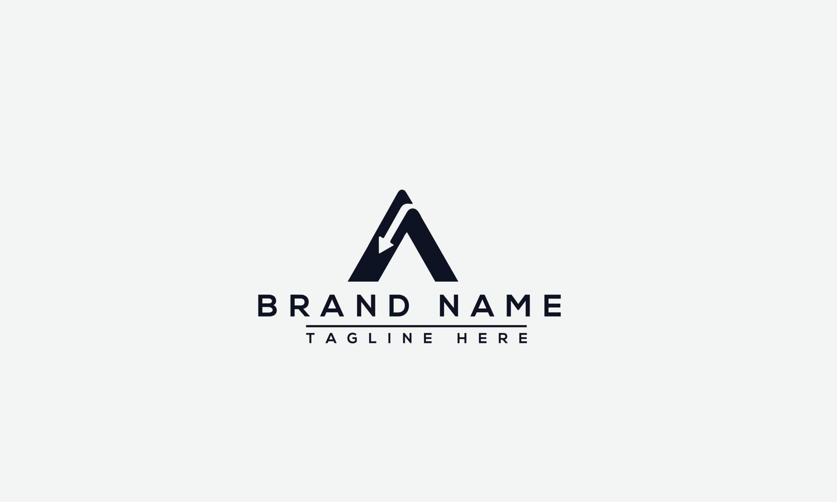 logo ontwerp letter een. elegant modern. vectorsjabloon. vector