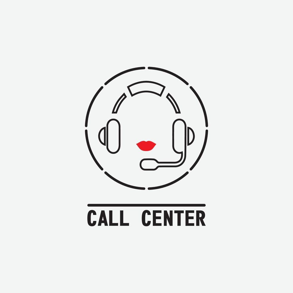 callcenter icoon vector