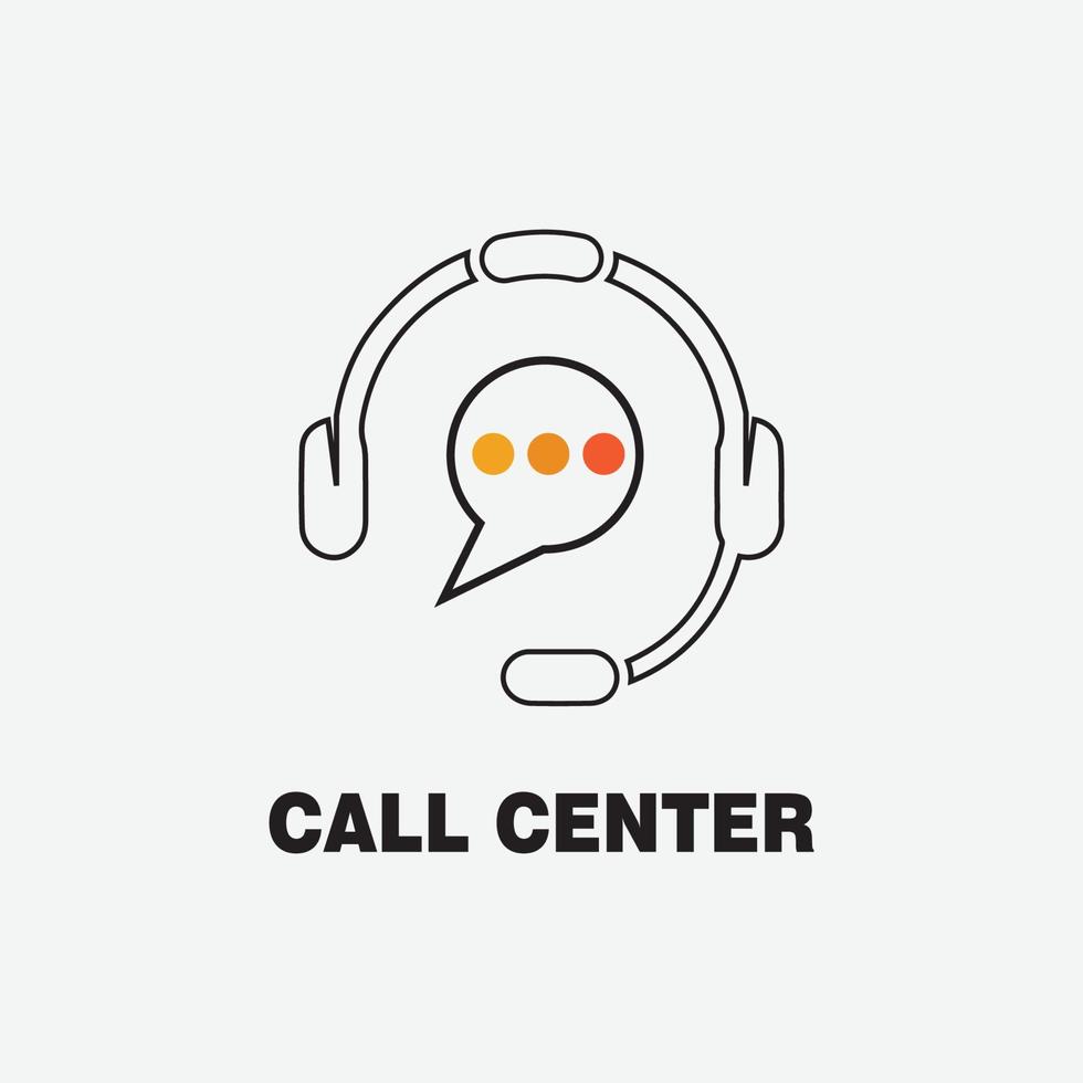 callcenter icoon vector