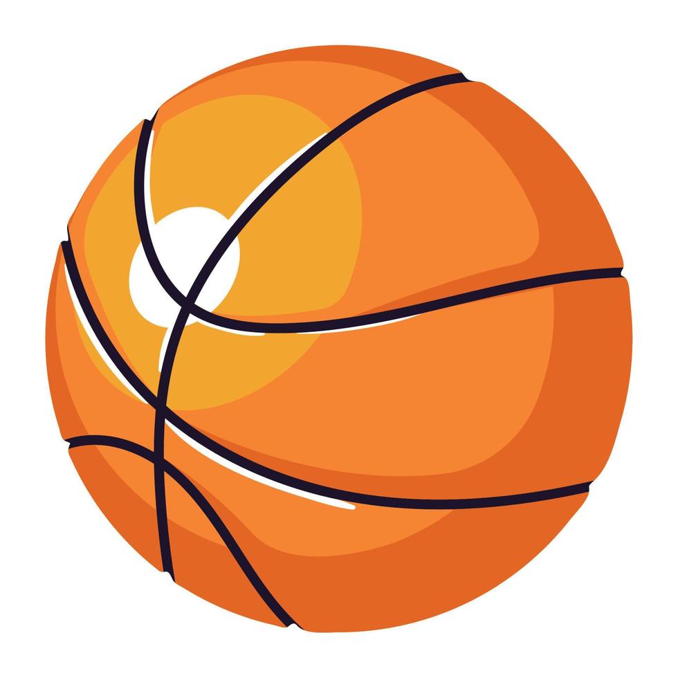 basketbal ballon sportuitrusting vector