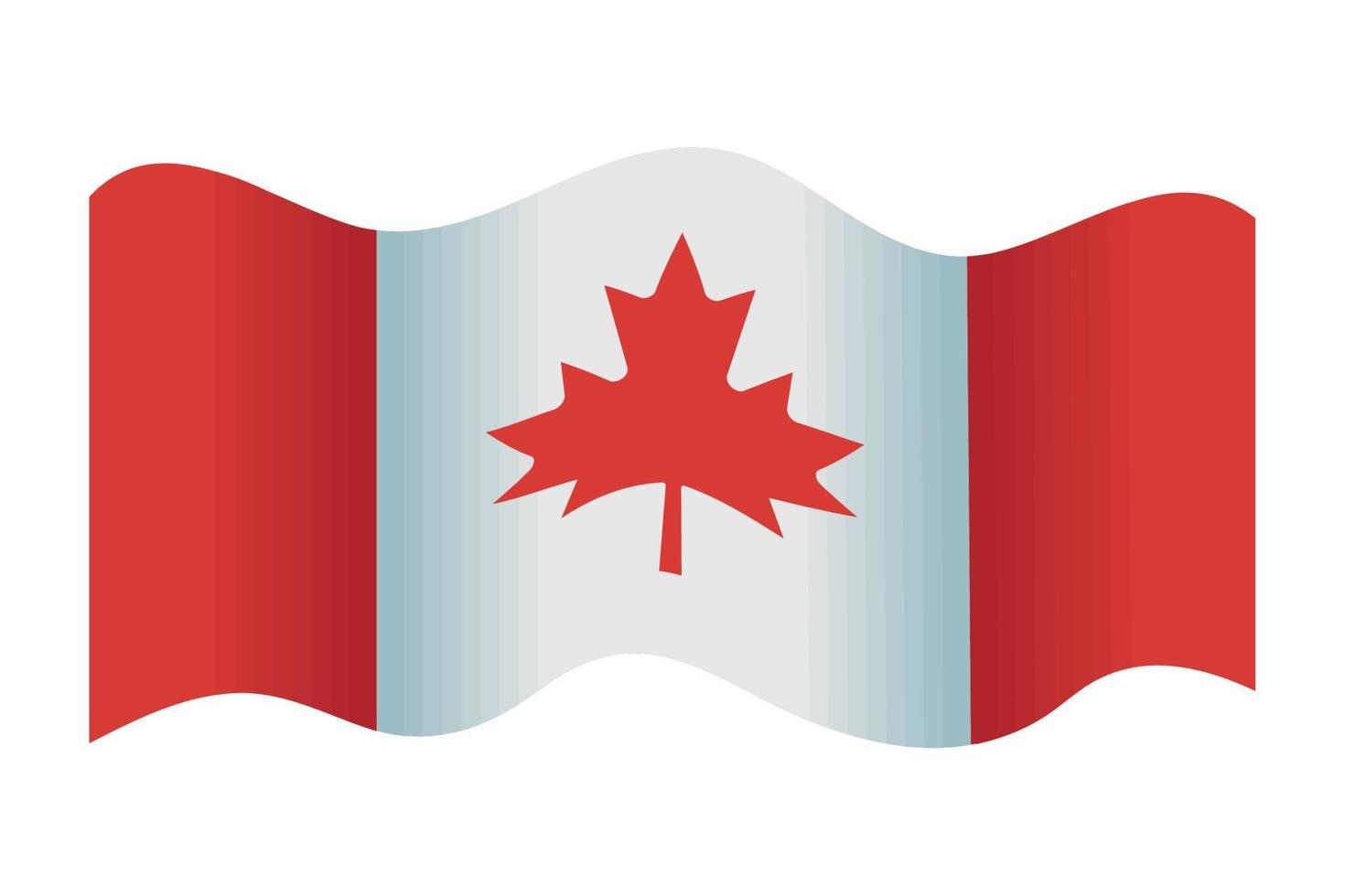 vlag van canada vector