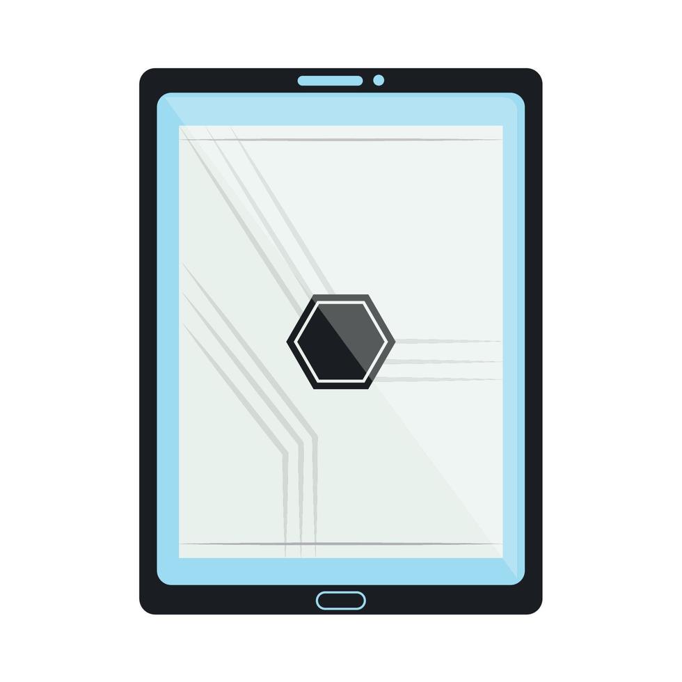 tablet computer embleem vector