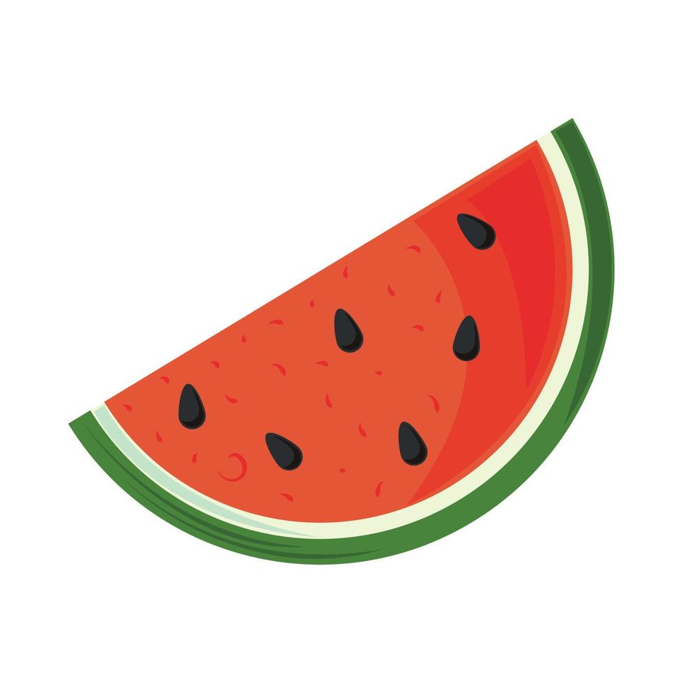 watermeloen fruit pictogram vector