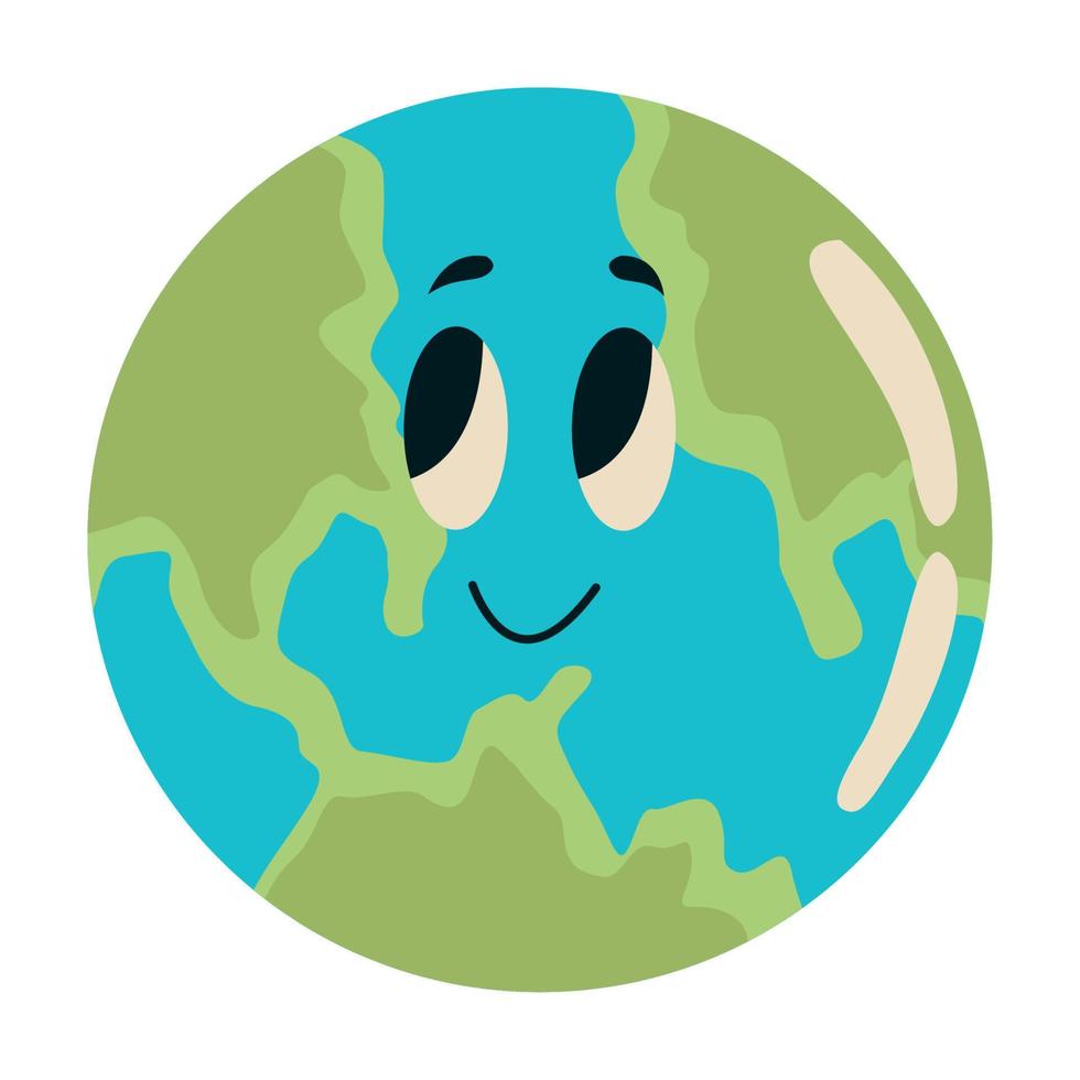 wereld planeet aarde emoji vector