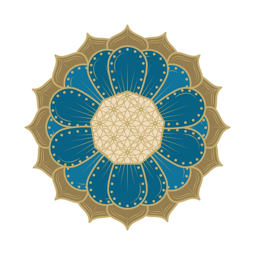 mandala decoratie icoon vector