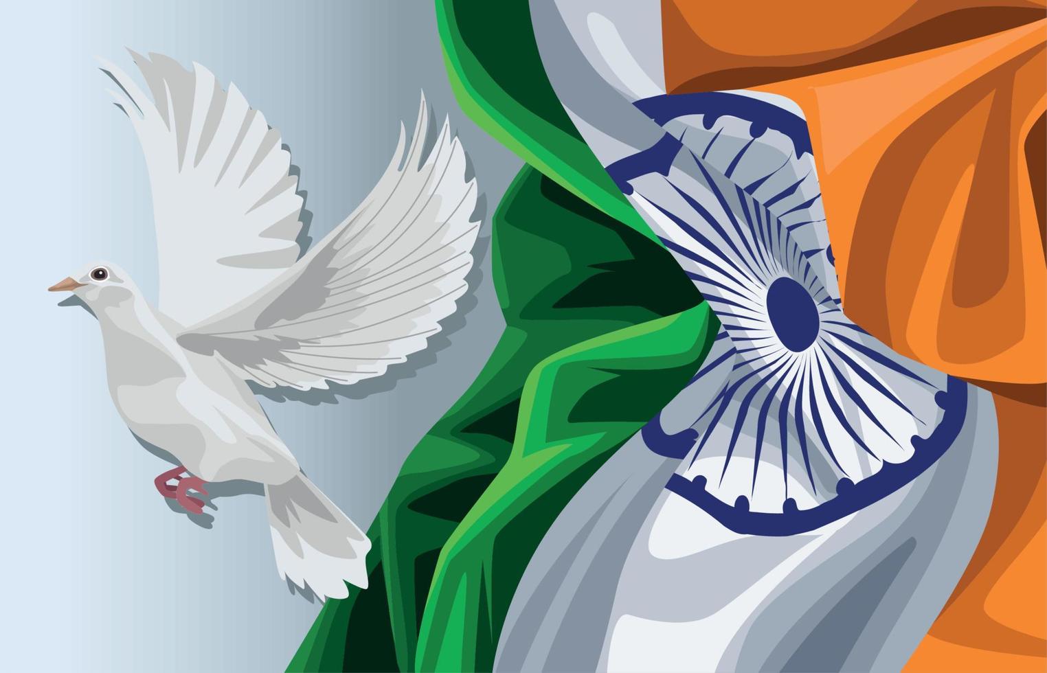 india onafhankelijkheidsdag poster vector