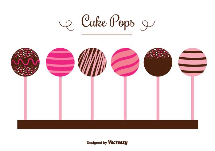 Cake Pops Vectoren