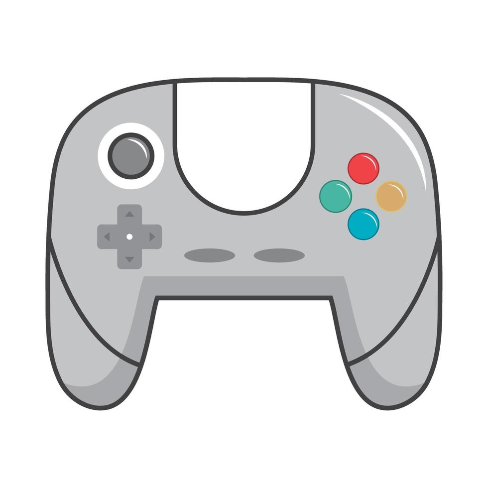 platte pictogram voor videogamebesturing vector