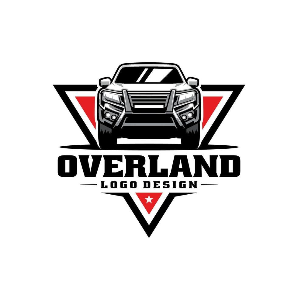 avontuur overland voertuig logo vector