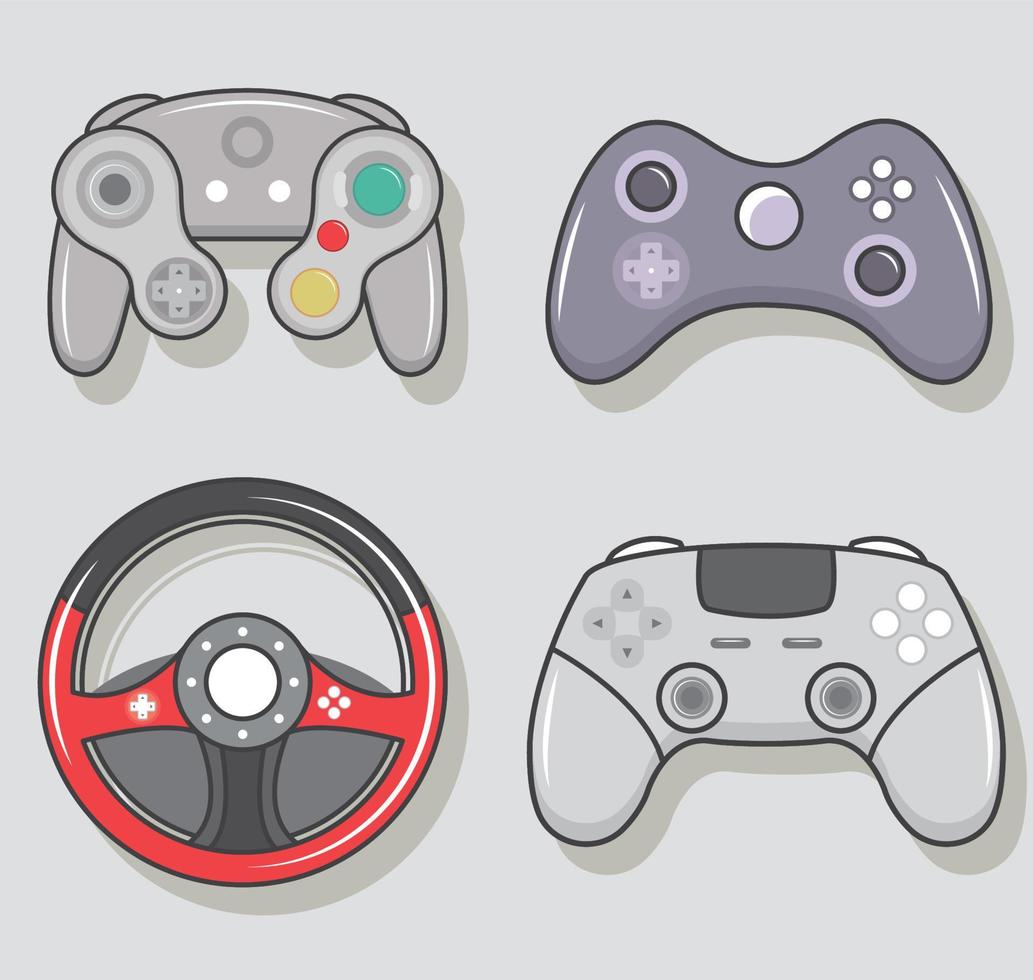 video game controle vector