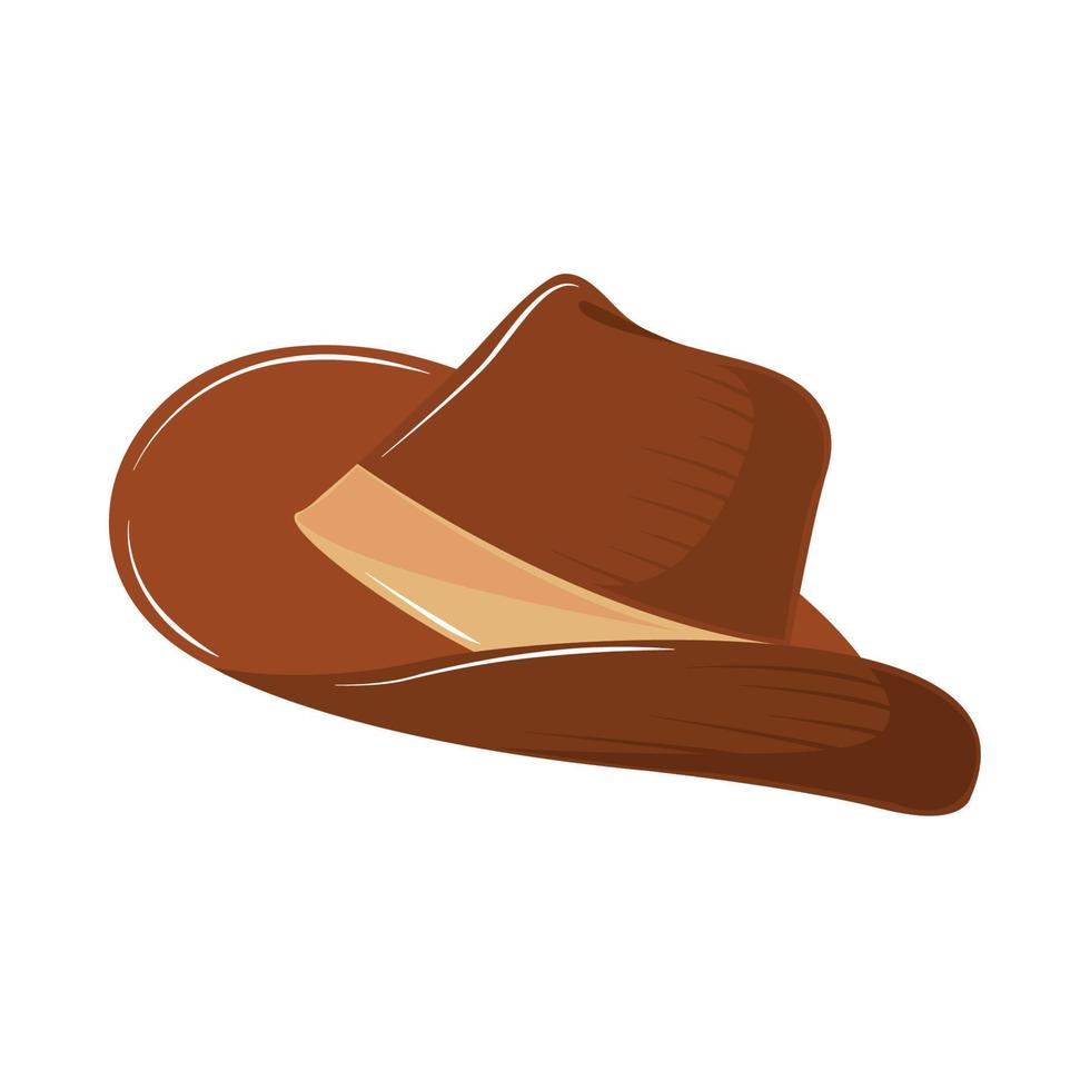cowboyhoed icoon vector