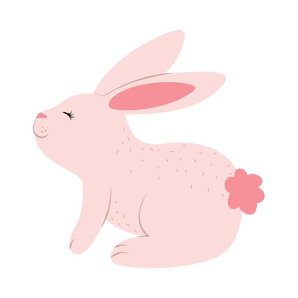 konijn cartoon icoon vector