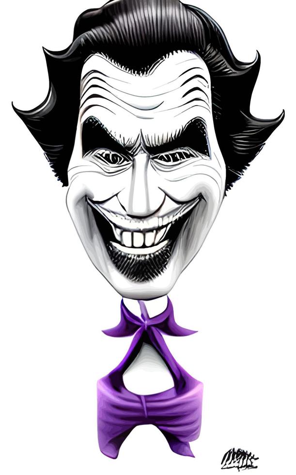 joker komisch portret halloween collectie vol1 vector