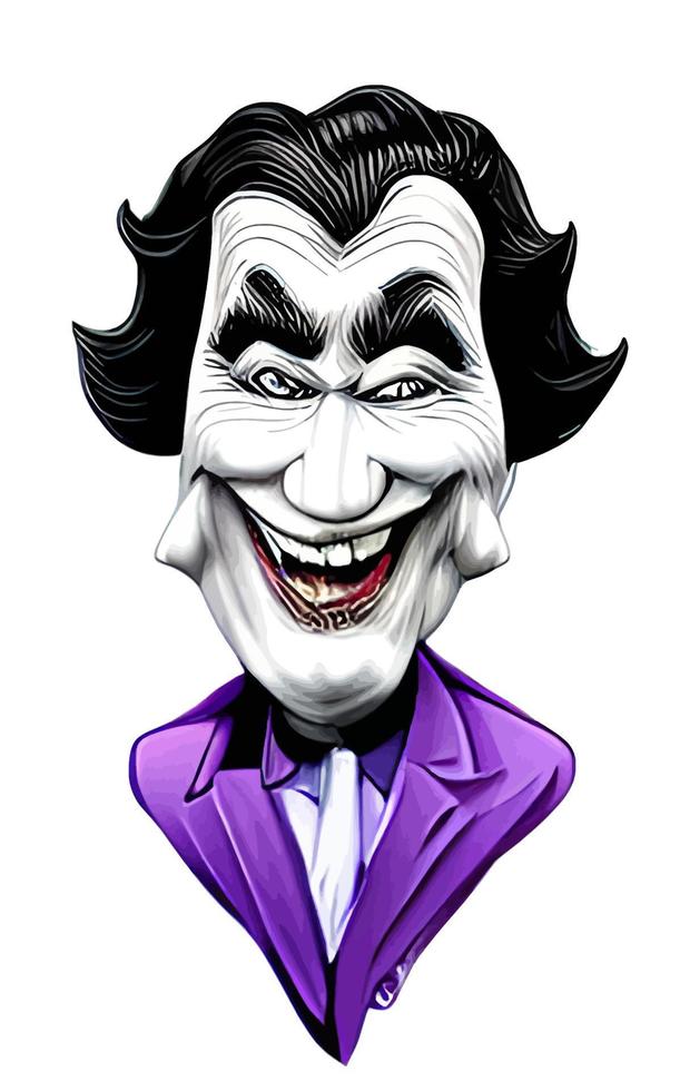 joker komisch portret halloween collectie vol1 vector